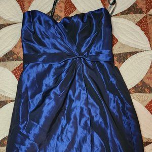 Great Condition!! Beautiful Woman Strapless Navy Short Dress Size 2/XS